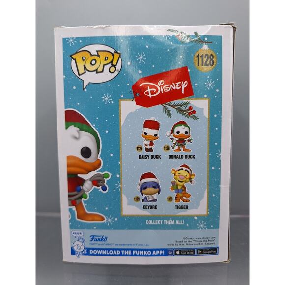 Funko POP! Disney Christmas Donald Duck #1128 and Daisy Duck #1127 Vinyl Figure - Picture 4 of 12